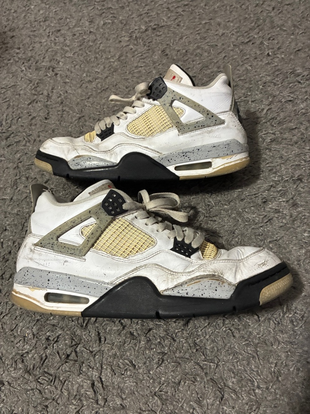 Jordan 4 white cement